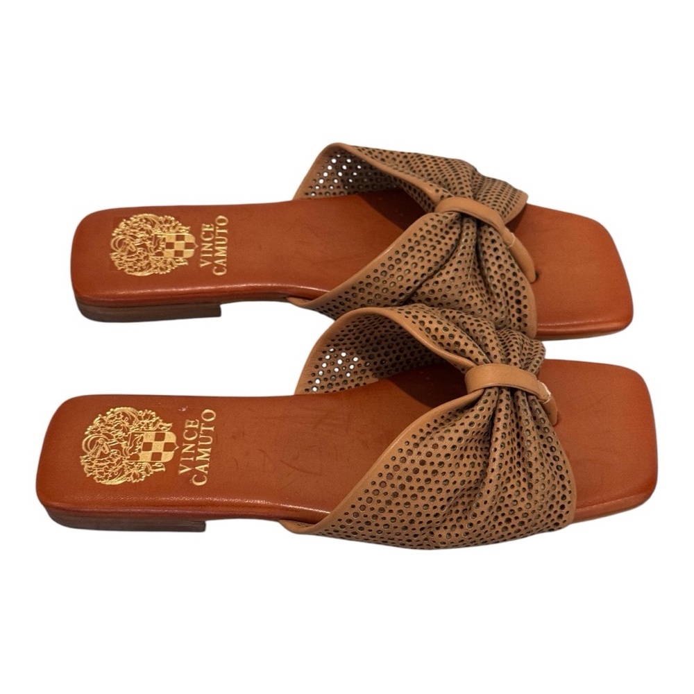 Vince Camuto Brown Women's Sandals Amahlee Thong Sandal  Size 5.5
